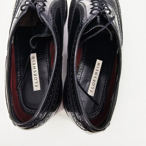 Florsheim Black Lexington Oxford Wingtip Dress Office Shoe Size 12 Corpore main image 4
